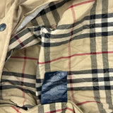 Burberry London Checked Jacket - XL Beige Polyester