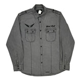 Hard Rock Cafe Graphic Shirt - 2XL Grey Cotton