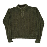 Woolrich Jumper - Large Green Wool Blend