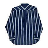 Tommy Hilfiger Striped Shirt - Large Blue Cotton