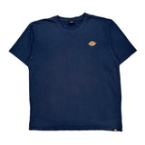 Dickies T-Shirt - 2XL Blue Cotton