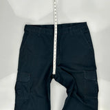 Dickies Cargo Trousers - 37W 32L Black Cotton