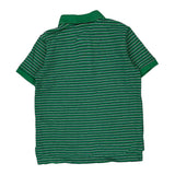Age 4 Polo By Ralph Lauren Striped Polo Shirt - XS Green Cotton