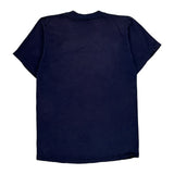 American Pride Jerzees Single Stitch T-Shirt - Medium Navy Cotton