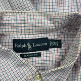 Ralph Lauren Checked Shirt - Large Pink Cotton