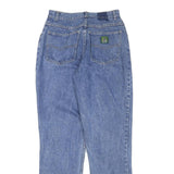 Womens Blue Relaxed Fit Denim Jeans W26 L29 Cotton Blend Zip Pockets