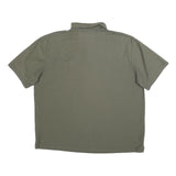 KAPPA Mens Green Short Sleeve Plain XL Cotton Blend Casual Polo Shirt