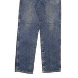 DICKIES Mens Jeans Blue Regular Straight Denim Medium W36 L34 Workwear Zip