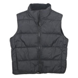 BENCH Womens Black Nylon Puffer Gilet M Sleeveless Zip Up Lightweight Warm