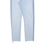 LEVI'S 501S Womens Jeans Blue Slim Straight Denim Light W26 L28 Raw Hem