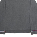 FILA Mens Grey Cotton Crew Neck M Sweatshirt Embroidered Logo Retro Style