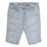 SPRINGFIELD Mens Denim Blue Casual Shorts L W38 Summer Wear