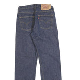 LEVI'S 501 Mens Jeans Blue Regular Straight Denim Medium W30 L30 Classic Button