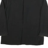 SCHNEIDERS Mens Black & Olivine Silk Blend Button Jacket XL Classic Plain