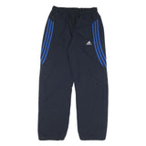 ADIDAS Mens Joggers Navy Blue & Royal Blue Slim Tapered M W28 L30 Sports Casual