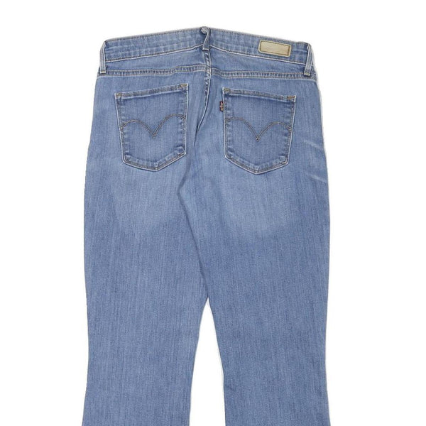 LEVI'S Womens Jeans Blue Regular Bootcut Denim Medium W28 L27 Classic Zip