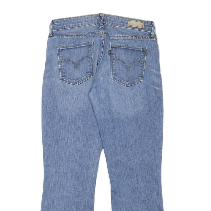 LEVI'S Womens Jeans Blue Regular Bootcut Denim Medium W28 L27 Classic Zip