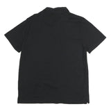 U.S. POLO ASSN Mens Black Polo Shirt Short Sleeve Plain M Classic Cotton Top