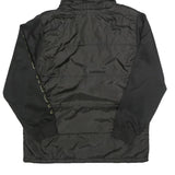 TRUE RELIGION Womens Black Zip Hooded Polyester Jacket L Sportswear