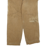 CARHARTT Mens Cotton Blend Beige Regular Straight Trousers W40 L30 Workwear