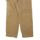 CARHARTT Mens Cotton Blend Beige Regular Straight Trousers W40 L30 Workwear