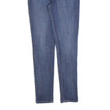 LEVI'S 721 Womens Jeans Blue Slim Skinny Denim Medium W28 L30 Stretch Zip