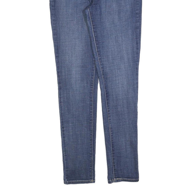 LEVI'S 721 Womens Jeans Blue Slim Skinny Denim Medium W28 L30 Stretch Zip