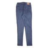 LEVI'S 721 Womens Jeans Blue Slim Skinny Denim Medium W28 L30 Stretch Zip