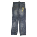 REWARD Mens Blue Regular Fit Straight Leg Denim Jeans W34 L34 Casual Wear