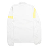 NIKE Mens White & Yellow Juventus 1/4 Zip Sweatshirt M Football Training Top