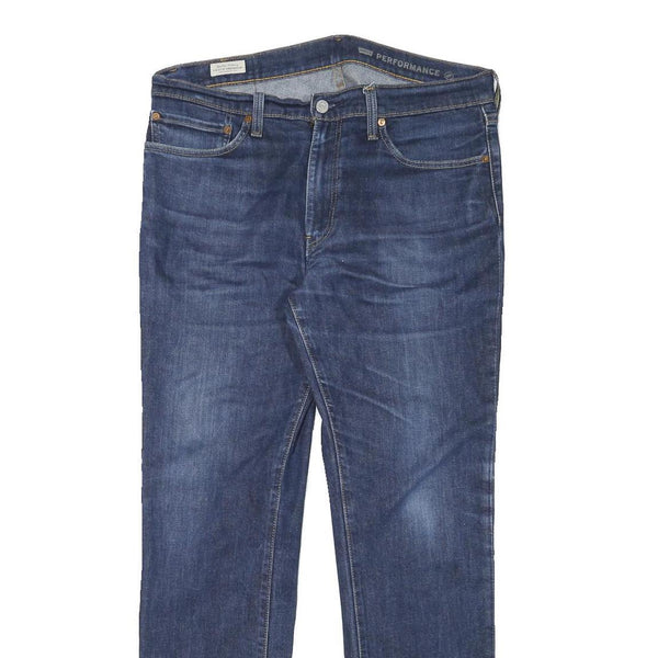 LEVI'S Mens Slim Blue Jeans Denim Medium W34 L30 Zip Classic Style