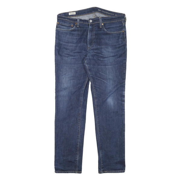 LEVI'S Mens Slim Blue Jeans Denim Medium W34 L30 Zip Classic Style