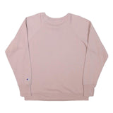 CHAMPION Womens Pink Crew Neck XL Cotton Blend Sweatshirt Pullover