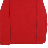 TOMMY HILFIGER Womens Red Striped V Neck Patterned Basic Knit Jumper M Cotton