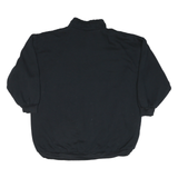 WESTSIDE Mens Black Cotton Blend Casual Jacket L Button Closure Plain Stylish