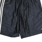 ADIDAS Mens Black Sports Casual Shorts M W26 Polyester Blend Comfortable Fit