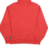 LEVI'S Mens Red Hoodie S Cotton Blend Pullover Hooded Sweatshirt