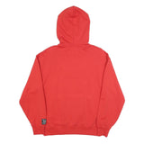 LEVI'S Mens Red Hoodie S Cotton Blend Pullover Hooded Sweatshirt