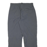 ODLO Lined Womens Relaxed Grey Polyester Blend Zip Closure Trousers W34 L32