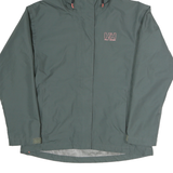 HELLY HANSEN Womens Grey Outdoor Jacket S Polyester Zip Hooded Plain Sporty