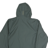 HELLY HANSEN Womens Grey Outdoor Jacket S Polyester Zip Hooded Plain Sporty