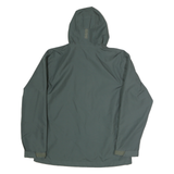 HELLY HANSEN Womens Grey Outdoor Jacket S Polyester Zip Hooded Plain Sporty