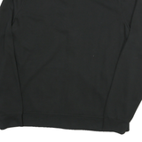 FILA Mens Black Zip Jacket M Cotton Blend Plain Casual Lightweight
