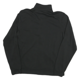 FILA Mens Black Zip Jacket M Cotton Blend Plain Casual Lightweight