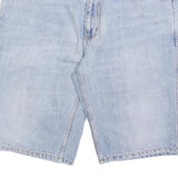 CARHARTT Mens Shorts Blue Denim M W32 Classic Workwear Five Pocket