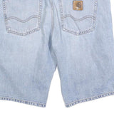 CARHARTT Mens Shorts Blue Denim M W32 Classic Workwear Five Pocket