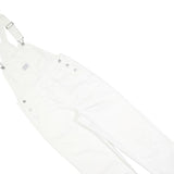 LEVI'S Womens White Cotton Blend Dungarees Regular Fit Twill XS W30 L26 Classic