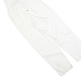 LEVI'S Womens White Cotton Blend Dungarees Regular Fit Twill XS W30 L26 Classic