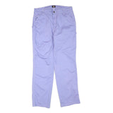 DICKIES Mens Regular Fit Workwear Jeans Lavender Denim W34 L32 Zip Closure