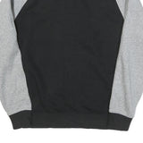 NIKE Mens Black & Grey White Colourblock Jacket M Cotton Blend Zip Casual